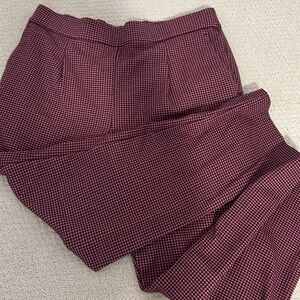 Stretchy Ann Taylor houndstooth pants